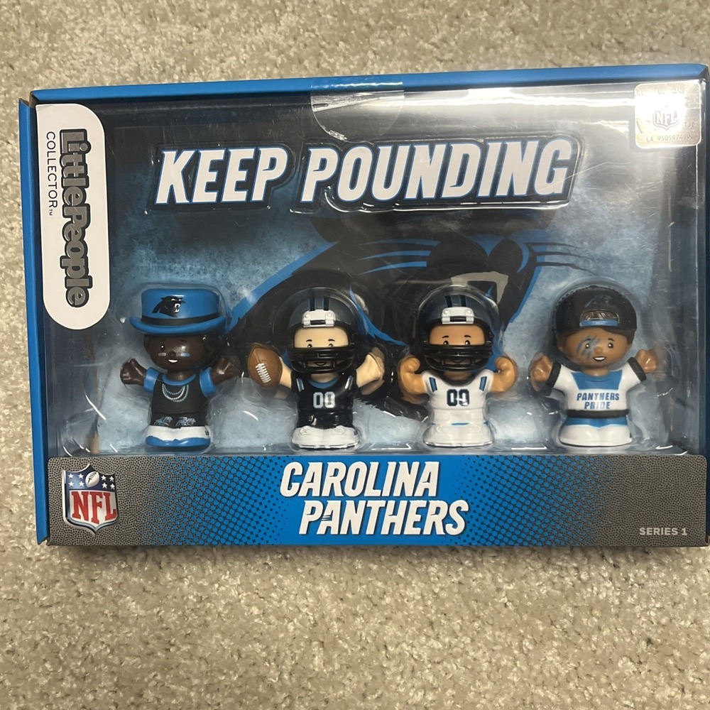 Fisher-Price Little People Carolina Panthers Four Piece NFL Collector Set